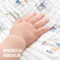 贝肽斯口水巾婴儿新生儿软纱布小方巾宝宝洗脸巾纯棉手帕儿童毛巾 觅野游记【30*30cm】4层棉纱/3条 图片 4