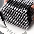 经典拔冒中性笔0.5mm黑色水笔子弹头学生考试办公用签字笔文具用品圆珠笔拔冒中性笔 【尝新款】黑色12支 图片 4