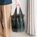 e洁马年自动收口抽绳垃圾袋马上走运加厚提手式家用厨房清洁袋 216只10L 国标易撕背心45x59cm送旅行装8只 图片 9