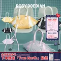 ROSYDOEDIANRDD包不一样的托特包 波点百搭休闲旅行包礼物单肩包大容量轻便 黑白波点 图片 1