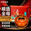 【活蟹】阳澄逍遥大闸蟹全母蟹2.3-2.6两8只鲜活螃蟹现货水产礼盒海鲜中秋送礼 图片 1