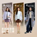 雪中飞女式轻量排骨羽绒服26款时尚舒适休闲通勤百搭保暖运动 宝石黑|8086 M 165/88A 图片 2