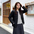 雪中飞女式轻量排骨羽绒服26款时尚舒适休闲通勤百搭保暖运动 宝石黑|8086 M 165/88A 图片 6