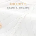 婧麒婴儿衣服夏季薄款新生宝宝提花连体衣长袖纯棉空调服爬服夏装单件 小鲸鱼绿 66cm 图片 4