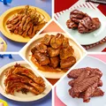 周黑鸭好多肉肉端午礼盒500g 甜辣鸭舌鸭脖鸭掌 卤味纯肉礼盒伴手礼 图片 2