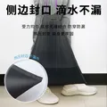 e洁抽绳垃圾袋黑色55*59cm87只双面2.6丝家用手提穿绳免撕塑料袋加厚 图片 6