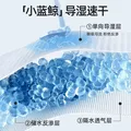 贝肽斯婴儿口水巾夏季薄款围嘴宝宝防吐奶纯棉a类防水新生儿饭兜围兜 布蓝奇芝士 【棉*导湿速干】3条装 图片 3