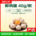 臻选鲜鸡蛋 约40g/枚 20枚净重不低于1.6斤
