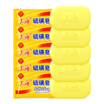 上海【京东金榜】香皂硫磺皂肥皂沐浴洗头洗脸洗发控油沐浴露男85g*5