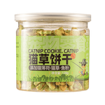 馋小汪猫草饼干猫用薄荷已种好的猫草粒片成猫幼猫营养美味宠物猫猫零食 猫草饼干 2罐装【240g助排毛球】