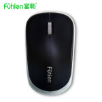 富勒（Fuhlen） A03G无线节能鼠标 办公家用台式机鼠标笔记本通用兼容苹果便携耐用精准定位鼠标 A03G黑色灰边