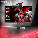 微星 MSI 27英寸IPS 电脑游戏电竞显示器144Hz 小金刚 IPS显示屏 HDMI全高清 显示屏 G272P