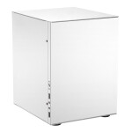 乔思伯（JONSBO）C2 白色 MINI机箱（支持24.5*21.5CM尺寸内主板/全铝机箱/ATX电源/80MM高内散热器）