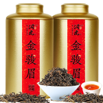 润虎 茶叶红茶金骏眉蜜香型500g(250g*2罐)茶叶礼盒装聚茶系列