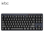 ikbc机械键盘S200蓝牙无线87粉色电脑笔记本办公 S200黑色无线2.4G87键红轴