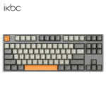 ikbc经典系列机械键盘无线游戏樱桃cherry87轴电脑外设笔记本数字电竞办公有线外接 W200深空灰无线2.4G87键 红轴