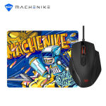 机械师(MACHENIKE) 大玩家M1有线鼠标套装 游戏电竞鼠标 笔记本办公鼠标+鼠标垫 绝地求生吃鸡鼠标