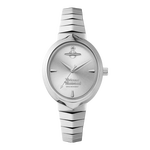 Vivienne Westwood西太后手表蛇年蛇骨手表女士椭圆女生日礼物送女友送老婆 银色 VV314SLSL