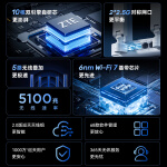 ZTE 中兴 巡天 BE5100Pro+ 无线路由器