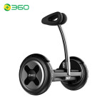 360平衡车双轮智能成年儿童两轮体感车平行带扶杆P1耀岩黑