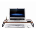 埃普（UP）ID-20 笔记本电脑显示器增高架置物架底座木质铝合金属脚架办公桌面键盘收纳架显示屏液晶屏幕支架