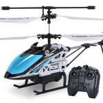 【合金升级】活石 儿童遥控飞机玩具飞行器新手耐摔直升机模型充电男孩玩具礼物 合金天空蓝