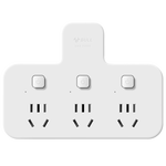 公牛品字形插头一转多插座拓展器插排拓展器转换头一转三转接头插座转换插头 B9系列 一转三/品字形/独立开关GN-98033