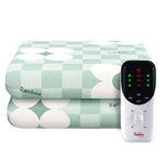 彩虹电热毯电褥子宽1.5/1.8米排潮烘被电毯子高温自动断电加厚电暖毯 定时除螨 长1.8米宽1.5米 无纺布