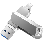 MOVE SPEED 移速 酷客 USB 3.0 U盘 银色 256GB Lightin