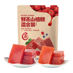 沂蒙公社鲜蒸山楂糕软糯酸甜0添加剂休闲零食 400g*1袋 鲜蒸山楂糕混合装