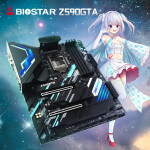 映泰(BIOSTAR)Z590GTA 电竞主板 支持 CPU 10600KF/10700KF（Intel B560/LGA 1200）