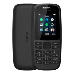 诺基亚（NOKIA）新款105手机105DS双卡版老人手机移动2G功能机学生备用机 诺基亚手机 新黑色 单卡