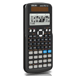 得力（deli）JD991CN双电源科学函数计算器 高中/大学教程考研奥数物理竞赛会计考试使用 黑