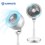 艾美特（Airmate）白天鹅空气循环扇/ 变频节能低噪落地扇/ 32档调速定时家用遥控电风扇 CA23-RD1