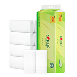 心相印无芯卷纸 丝享4层700克 柔厚亲肤 卫生纸 可冲散 原生木浆提装