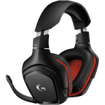 logitech 罗技 G331 耳罩式头戴式动圈降噪有线耳机 黑色 3.5mm