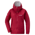 mont·bell 雨行者冲锋衣女款户外超轻防风防水单层硬壳连帽外套 1128662 CHRD樱桃红 XS