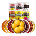 林家铺子黄桃桔子草莓什锦椰果雪梨山楂杨梅多口味水果罐头组合装425g/罐 【彩标黄桃】425g*4罐
