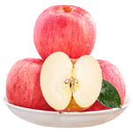 甜醉了 烟台苹果栖霞红富士新鲜水果生鲜山东特产脆甜整箱平果礼盒礼品 净重5斤 85mm
