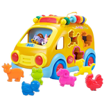 汇乐玩具（HUILE TOYS）开心乐园巴士婴幼儿童电动玩具车宝宝小汽车男女孩生日礼物