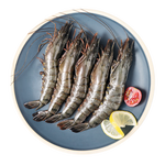 京东超市 海外直采单冻黑虎虾 净重2斤(31-40只/盒) 大虾烧烤火锅自营海鲜