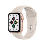 Apple Watch SE 2021款智能手表 GPS款 40毫米米金色铝金属表壳 星光色运动型表带MKQ03CH/A
