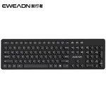前行者（EWEADN）EK783 无线办公键盘 低音键盘 黑色键盘 电脑笔记本键盘 104键游戏键盘