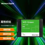 西部数据（WD) 1T SSD固态硬盘 SATA3.0 Green系列 家用普及版 高速 低耗能