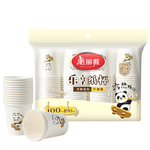 美丽雅一次性杯子 加厚防烫办公家用水杯 乐惠系列水杯-100只-210ML