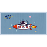 KAYE地毯儿童房间卧室加厚免洗床边毯客厅学习桌飘窗毯子家用床边地毯 星际迷航 60x160 cm