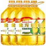 金龙鱼玉米油4L大桶装非转基因压榨家用烹饪食用油植物油批发团购 4L*4桶