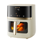 九阳（Joyoung）空气炸锅家用炎烤免翻面上下双热源6.5L大容量焱烤可视大视窗多功能金属内腔 KL65-V573