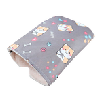 【加绒加厚】2025新款电动车挡风冬季手把套防水防寒保暖手套 招财狗灰色【加厚加绒】一对装