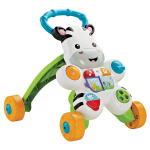 费雪（Fisher-Price） 宝宝早教启智宝宝益智玩具学步车儿童玩具礼物 多功能斑马学步车 DNK52